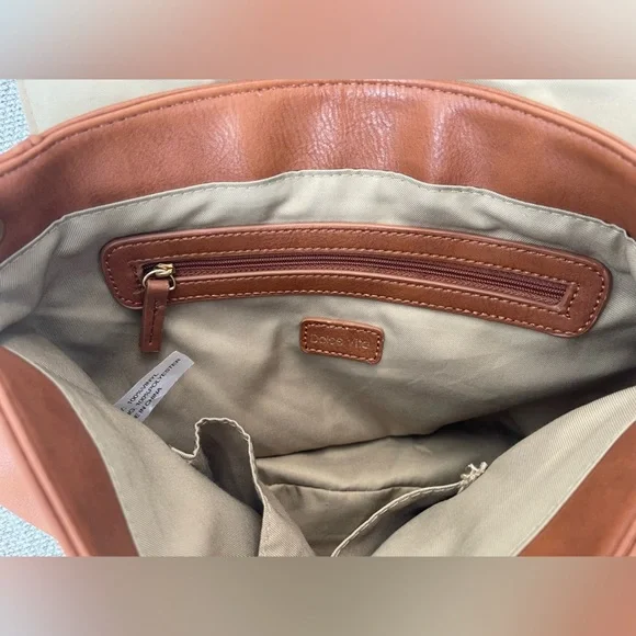 Dolce Vita Brown Crossbody Bag with Woven Design - Picture 8 of 16